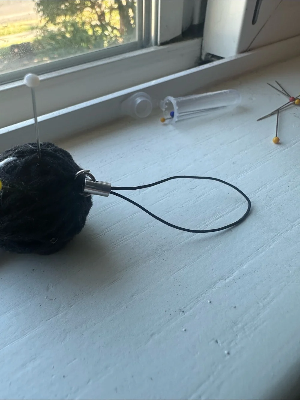 Black Voodoo Doll Keychain Plush